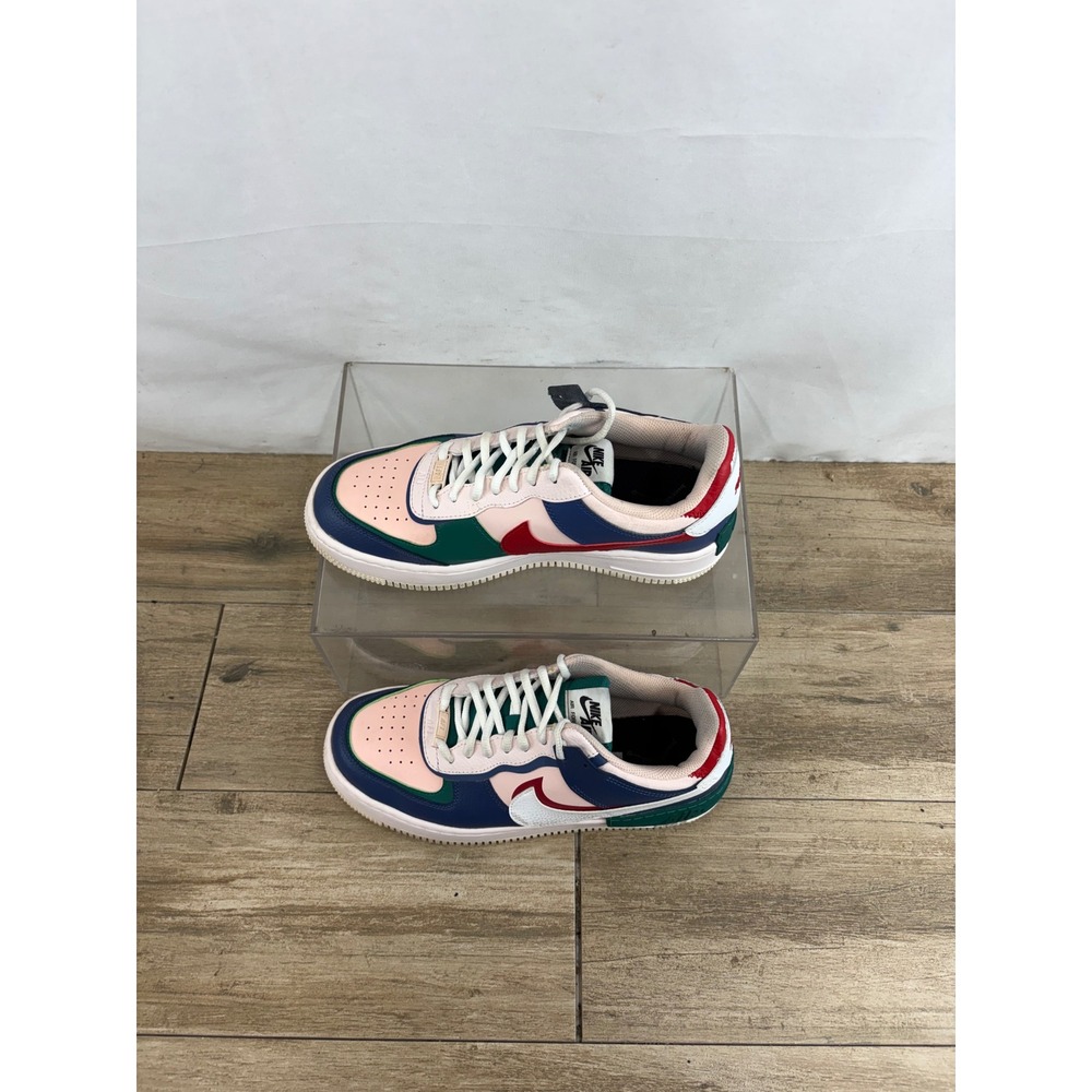 Nike Air‎ Force 1 Shadow Mystic Navy White Echo Pink Wmns Size 9 CI0919 400 - Picture 10 of 11